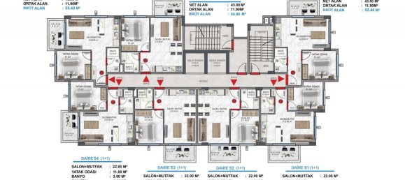 Apartment 2+1 in Avsallar, Turkey No. 13344 8