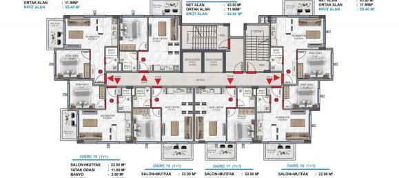 Apartment 2+1 in Avsallar, Turkey No. 13344 3