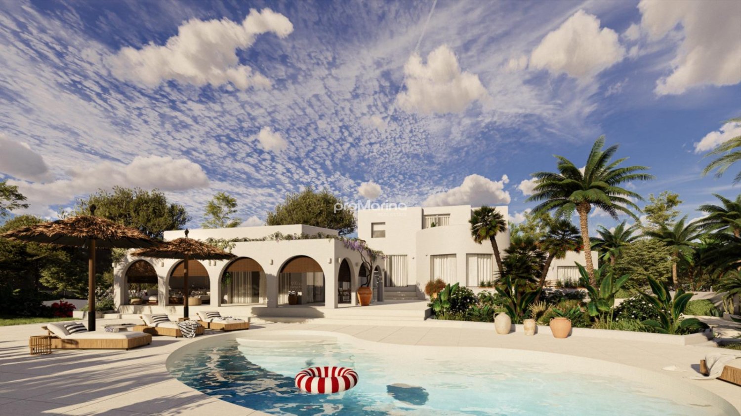 4 غرف نوم فيلا في Alicante, Spain رقم 180909