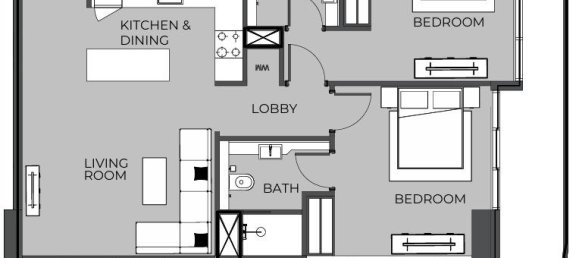 2 غرف نوم شقة في دبي, UAE رقم 96132 13