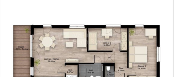 3غرفة شقة في Rhein-Sieg, Germany رقم 321939 19