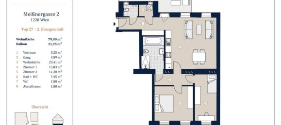 3 rooms Apartment in Vienna, Austria No. 67227 8