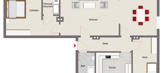 3-salle Appartement à Dachau, Germany No. 347850 10