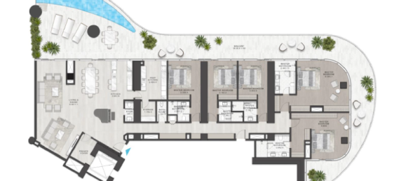 1 bedroom Apartment in Dubai Media City, UAE No. 121583 10