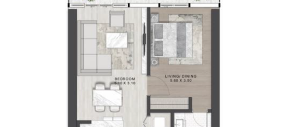 1 bedroom Apartment in Dubai Media City, UAE No. 121583 5