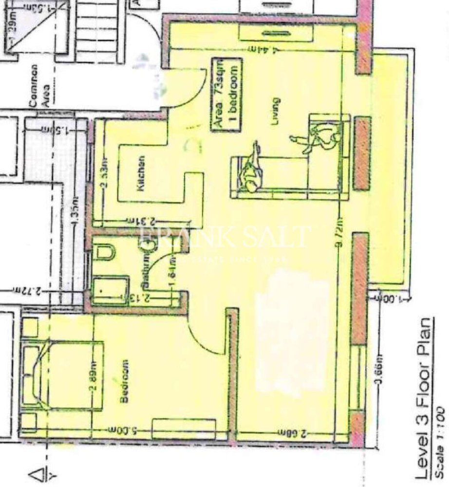1 غرف نوم شقة في Marsalforn, Malta رقم 1054