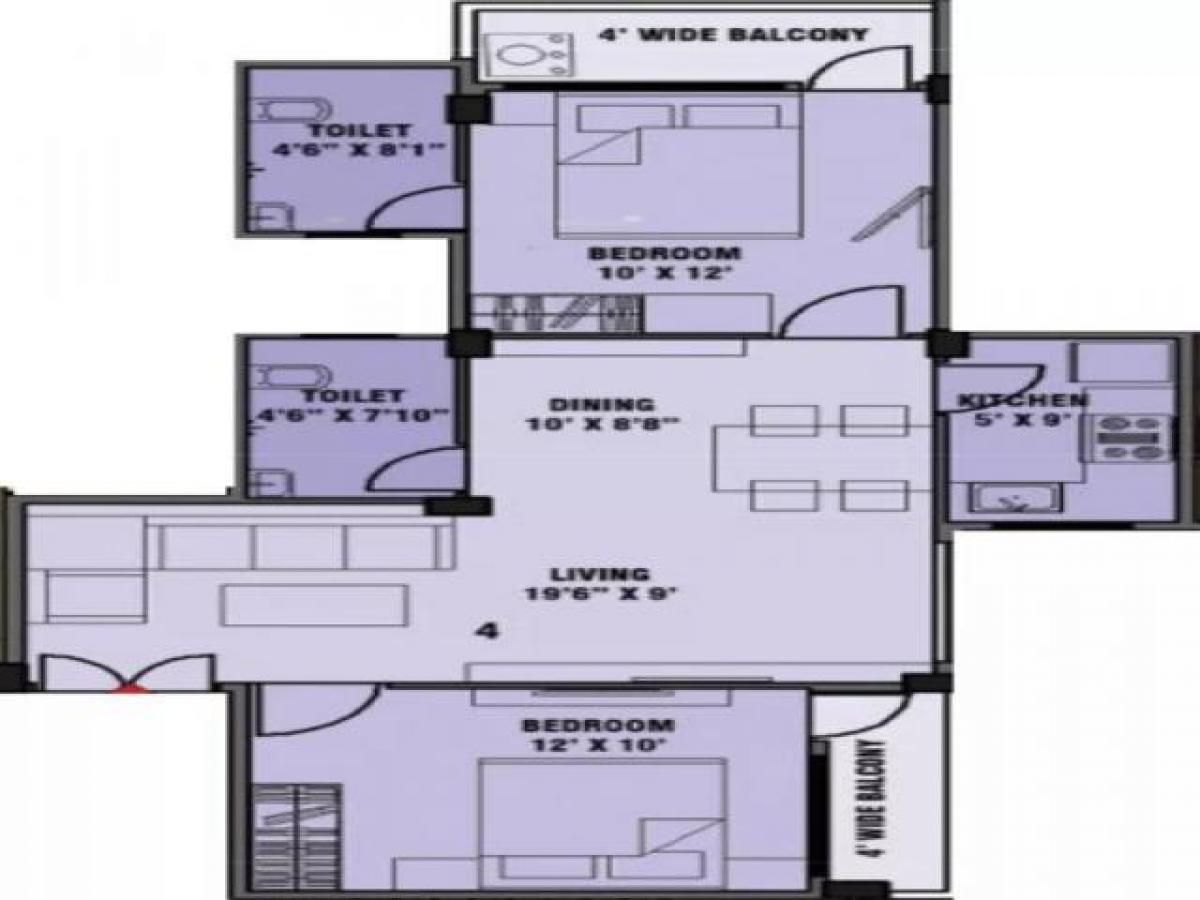 2 bedrooms House in Kolkata, India No. 27654