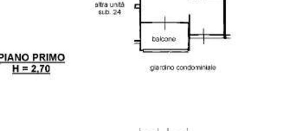 3-salle Appartement à Basiglio, Italy No. 3719 13