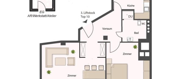 2 rooms Apartment in Vienna, Austria No. 82623 33