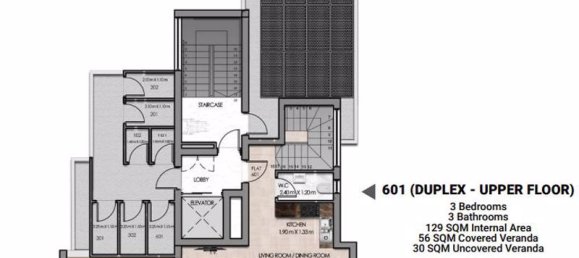 3 bedrooms Apartment for sale in Larnaca, Larnaka, Cyprus № 9392 6