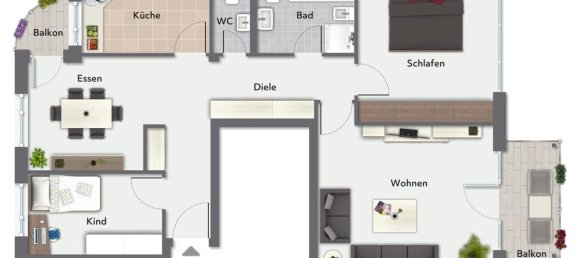 Apartamento de 4 habitaciónes en Wandsbek, Germany No. 320073 28