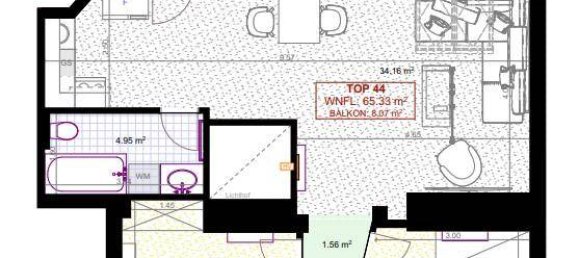 Apartamento de 3 habitaciónes en Favoriten, Austria No. 205852 10