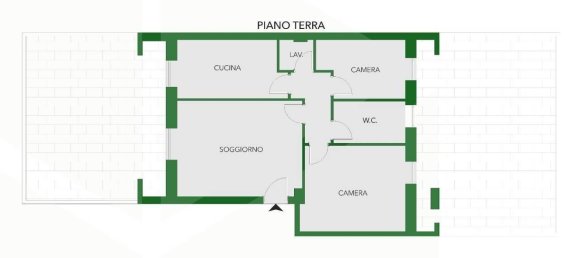 3-Zimmer Wohnung in Matera, Italy, Nr. 32140 2
