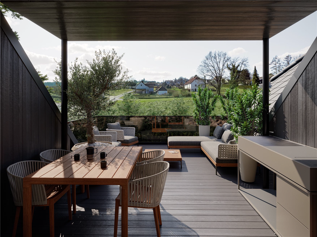 Пентхаус с 3 комнатами в Фельдбах, Австрия № 52259