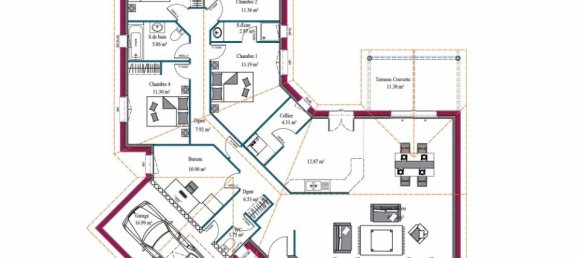 4 غرف نوم منزل في Gironde, France رقم 347523 5