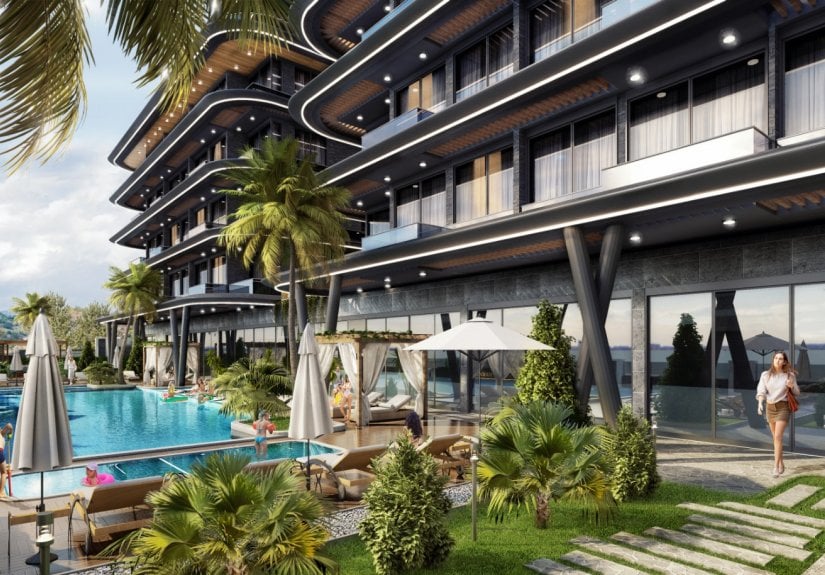 Wohnung 1+1 in Alanya, Turkey, Nr. 2221