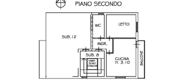 2-Zimmer Wohnung in Mantua, Italy, Nr. 338417 15