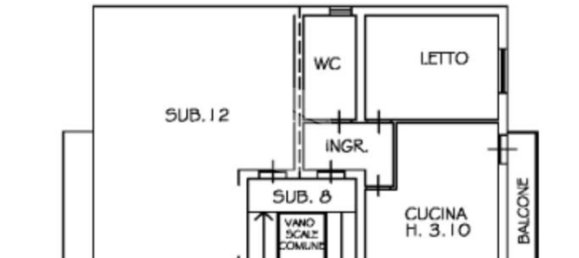 2-Zimmer Wohnung in Mantua, Italy, Nr. 338417 14