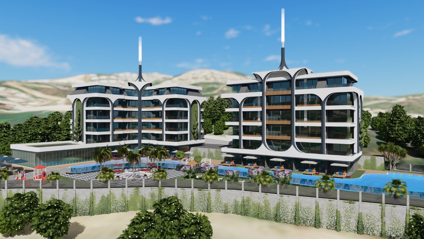 Apartamento de 1+1 en Alanya, Turkey No. 30997