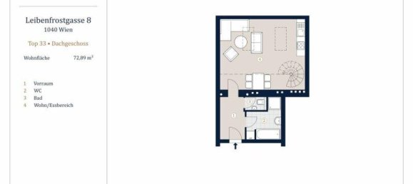 2 rooms Apartment in Wieden, Austria No. 226616 11