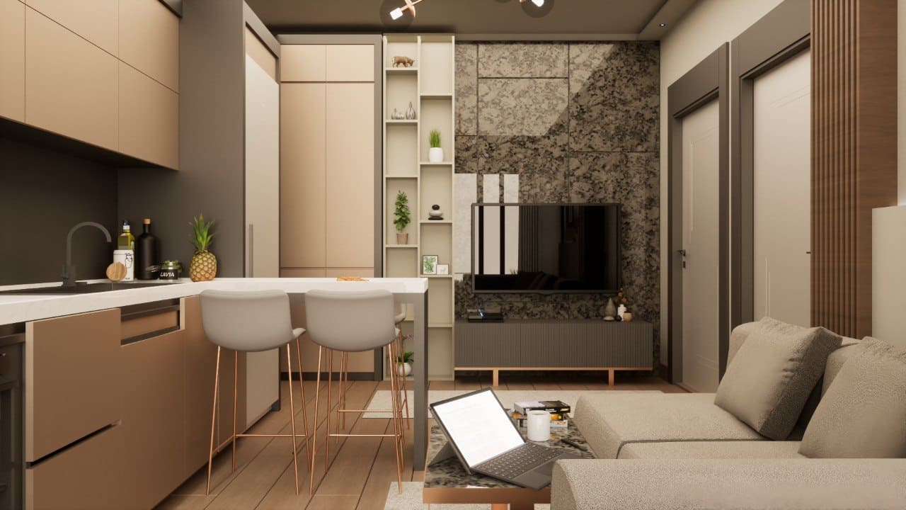 Apartamento de 2+1 en Aksu, Turkey No. 42829