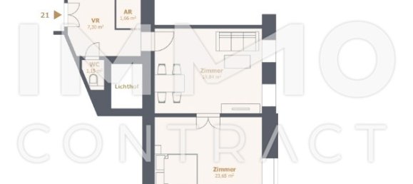 Apartamento de 2 divisões em Neubau, Austria N.º 188448 2