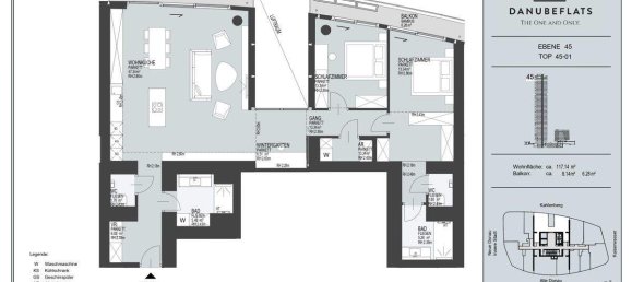 3 rooms Apartment in Vienna, Austria No. 4875 2