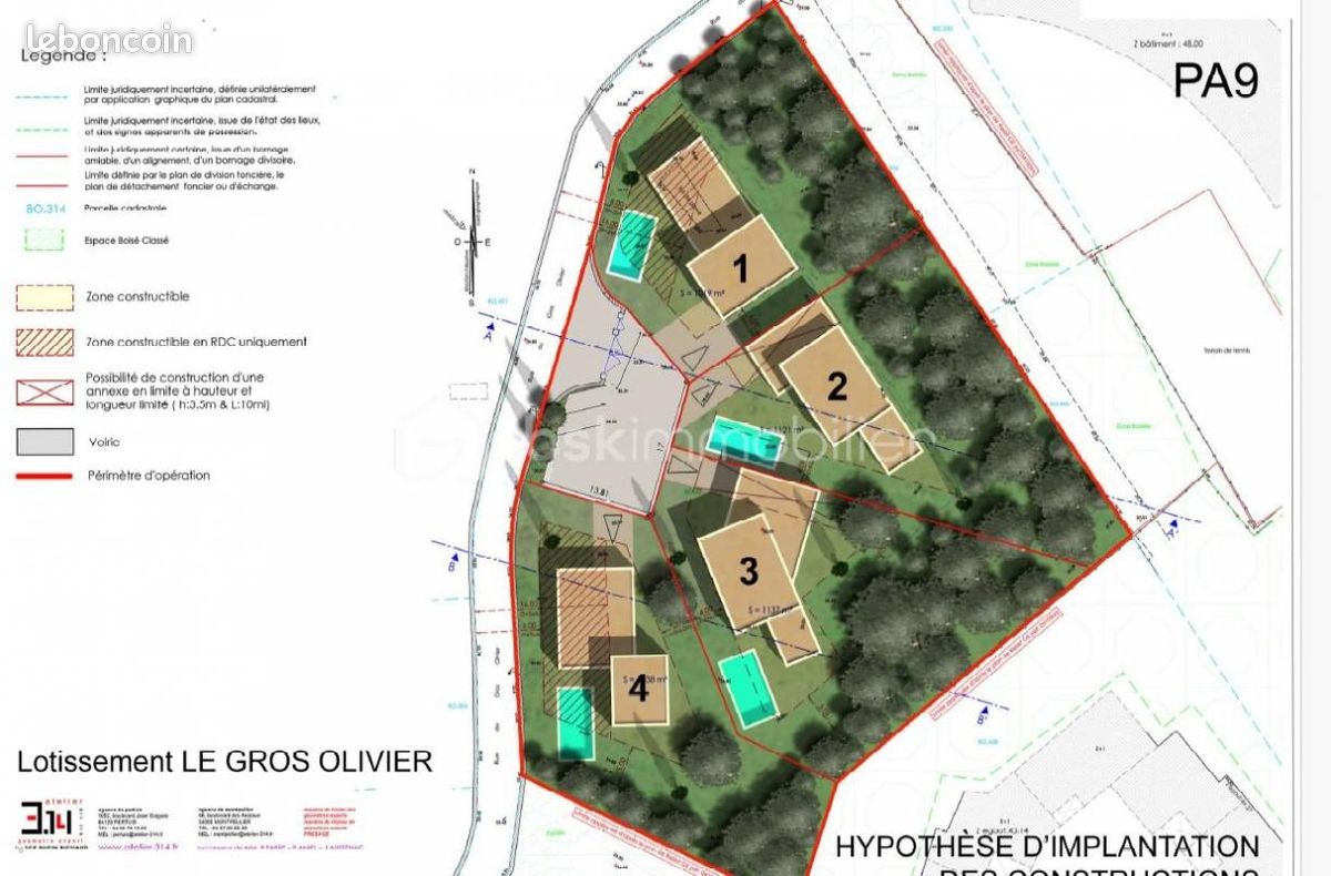  قطعة أرض في Montpellier, France 1137متر مربع رقم 342269