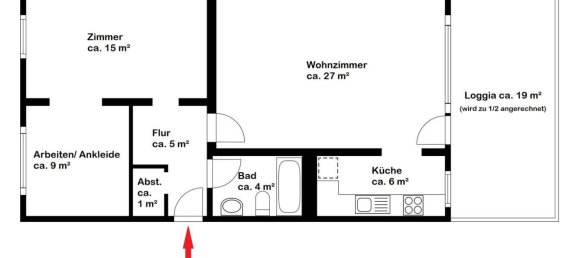 Apartamento de 2 divisões em Bremen, Germany N.º 346180 4