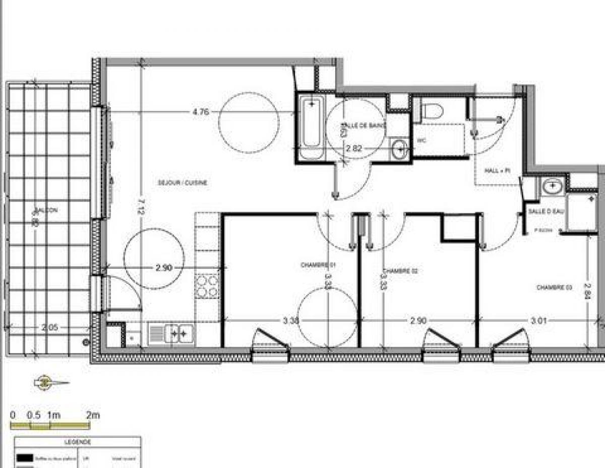 Condominio de 3 dormitorios en Annemasse, France No. 37703