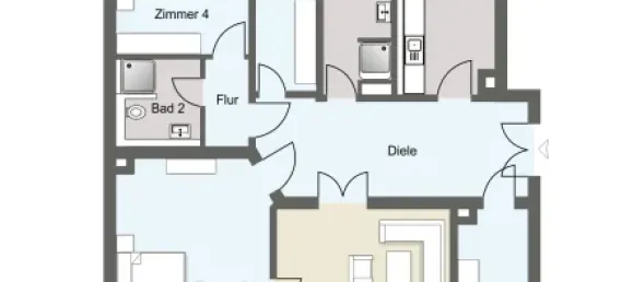 Apartamento de 4 habitaciónes en Leipzig, Germany No. 75590 8
