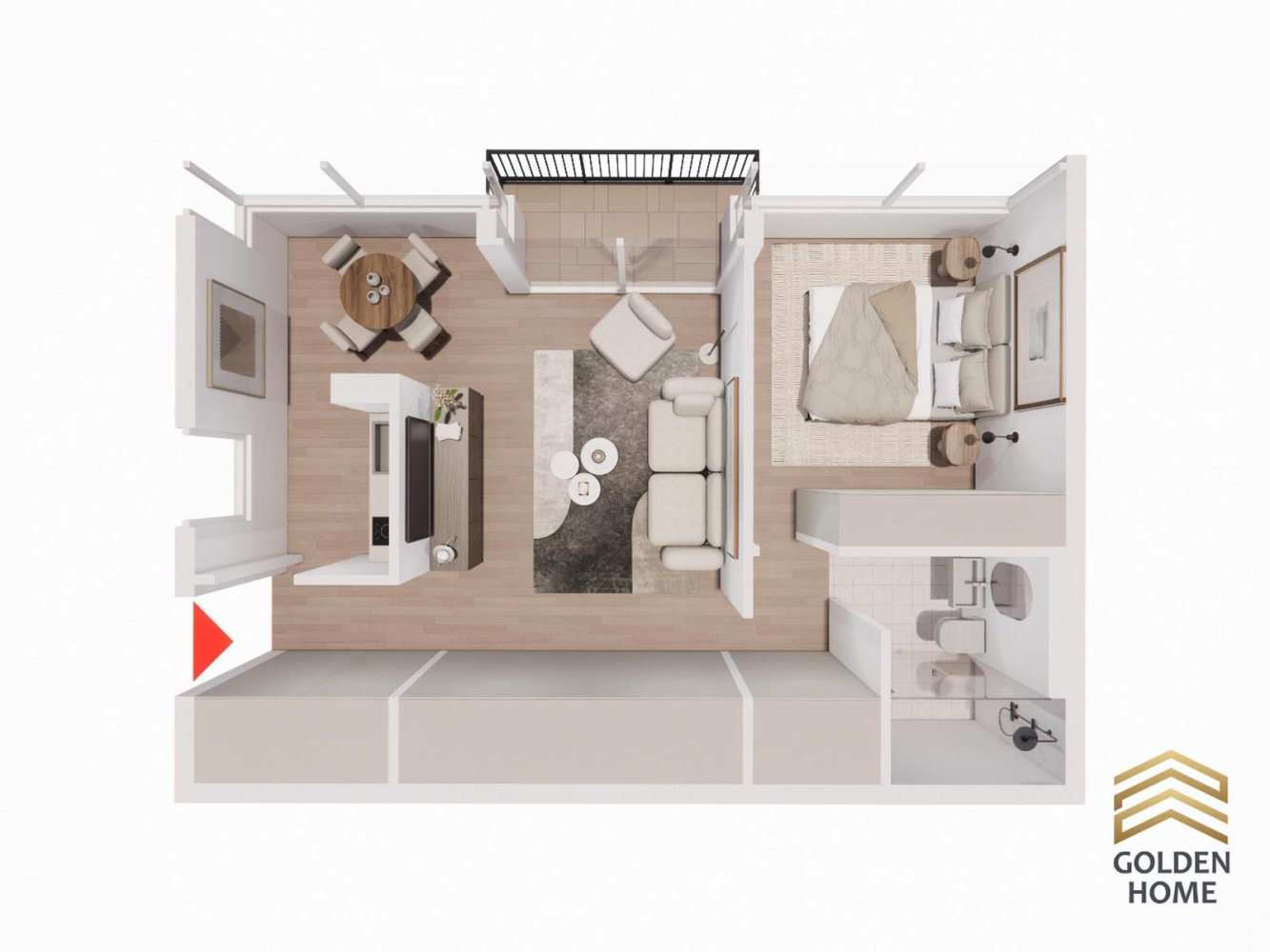 1 bedroom Apartment in Dahlem, Germany No. 42609