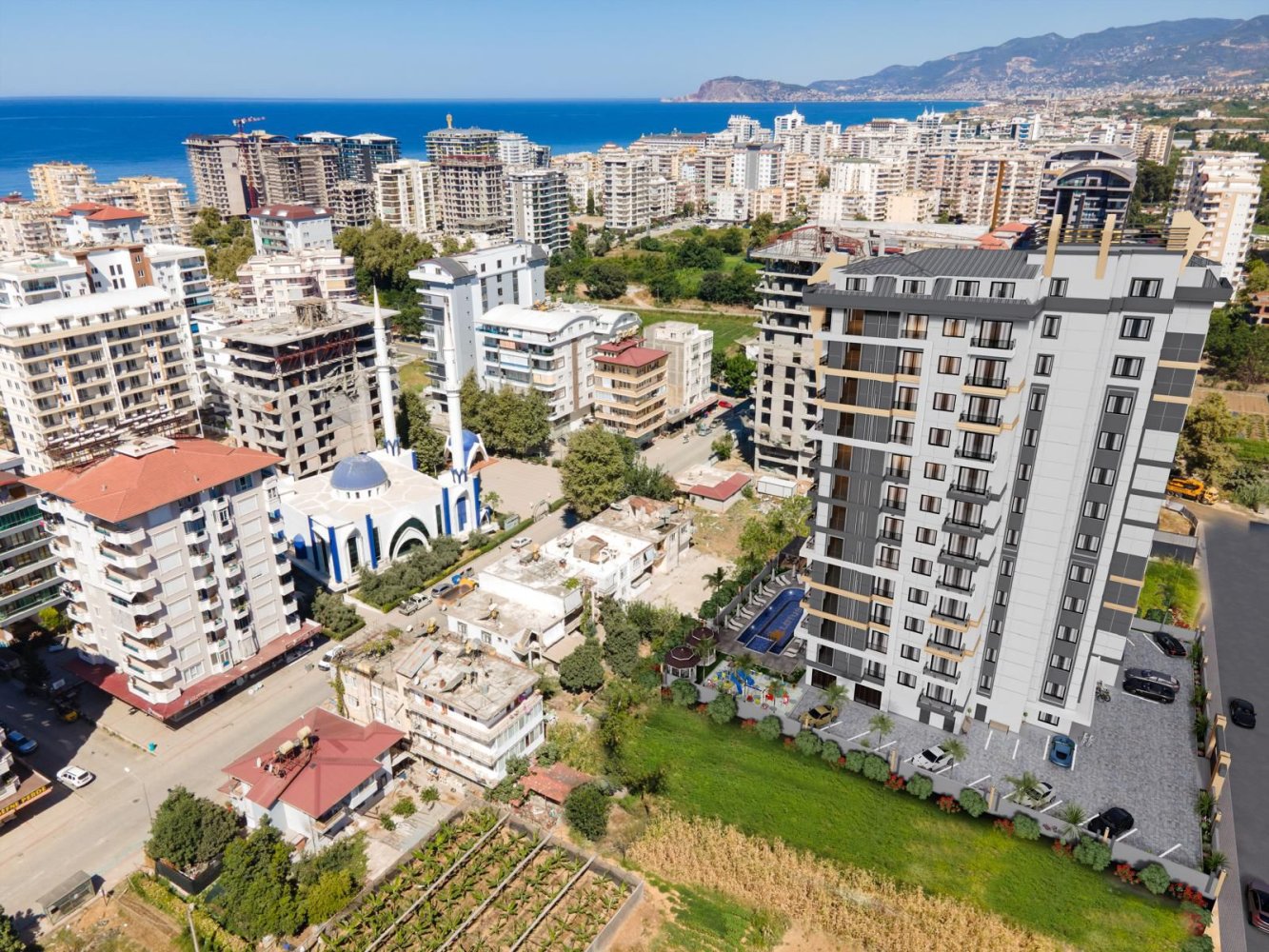 Студия в Аланья, Турция № 33646