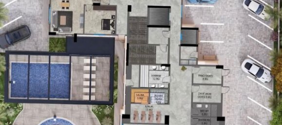 Студия в Аланья, Турция № 33646 2