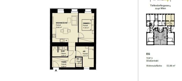 3 rooms Apartment in Penzing, Austria No. 122071 19