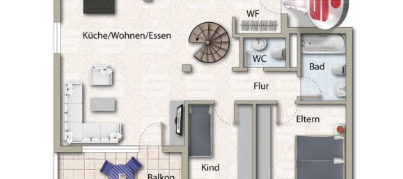 4 rooms Duplex in Goppingen, Germany No. 305592 2