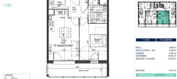 1 غرف نوم شقة في Cucq, France رقم 160529 2