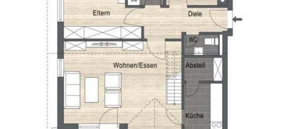 3-Zimmer Doppelhaus in Baden-Württemberg, Germany, Nr. 24407 13