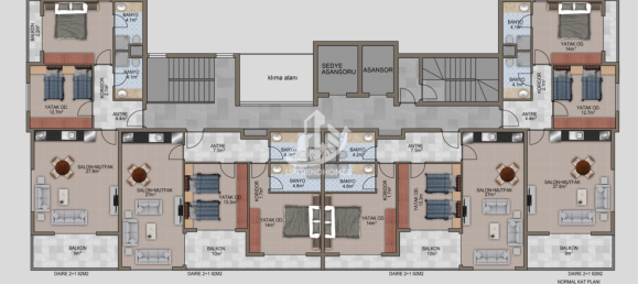 Apartment 1+1 in Mahmutlar, Turkey No. 3404 24