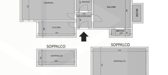 Apartamento de 2 divisões em Corato, Italy N.º 20415 12