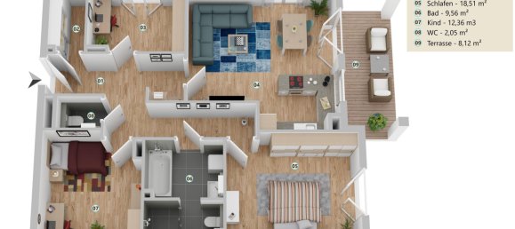 Apartamento de 4 divisões em Verden, Germany N.º 287144 3
