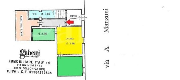 3 rooms Apartment in Follonica, Italy No. 202489 17
