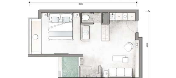 38m² condominium à vendre à Phuket, Southern Thailand, Thailand № 86790 3
