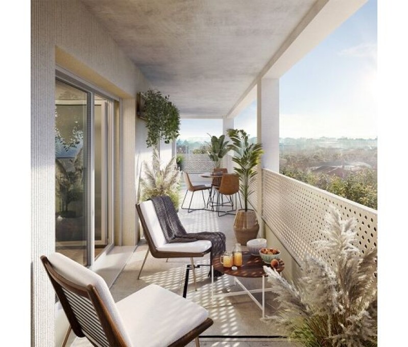 Квартира с 3 спальнями в Бланьяк, Франция № 353442