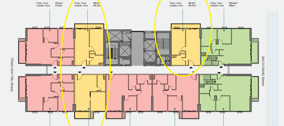 Кондоминиум с 1 спальней в The Filmore Da Nang, Хайтяу, Вьетнам № 20175 8