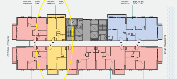 Кондоминиум с 1 спальней в The Filmore Da Nang, Хайтяу, Вьетнам № 20175 7