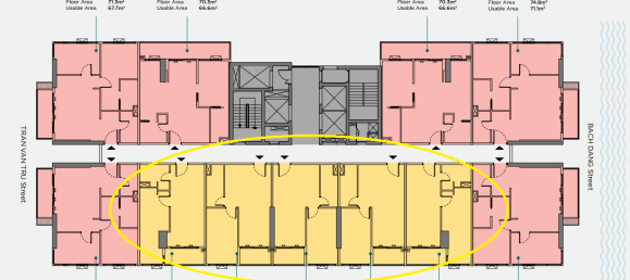 Кондоминиум с 1 спальней в The Filmore Da Nang, Хайтяу, Вьетнам № 20175 5