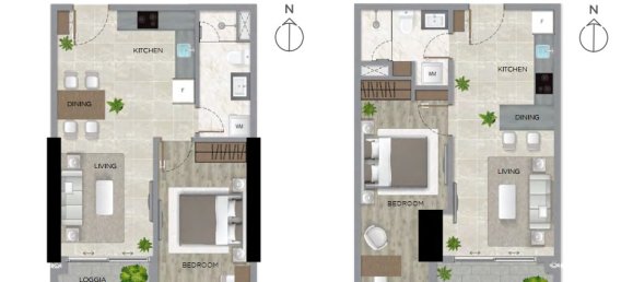 Кондоминиум с 1 спальней в The Filmore Da Nang, Хайтяу, Вьетнам № 20175 13