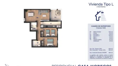 Квартира с 2 спальнями в Лос-Барриос, Испания № 172697