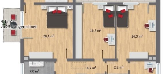 7غرفة منزل في Essen, Germany رقم 311568 24